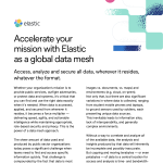 Accelerate your mission with Elastic as a global data mesh